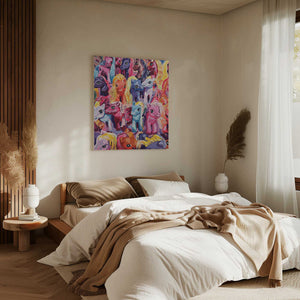Tablou canvas „Ponies” de Pauline Wegman | Key and Sea Creative