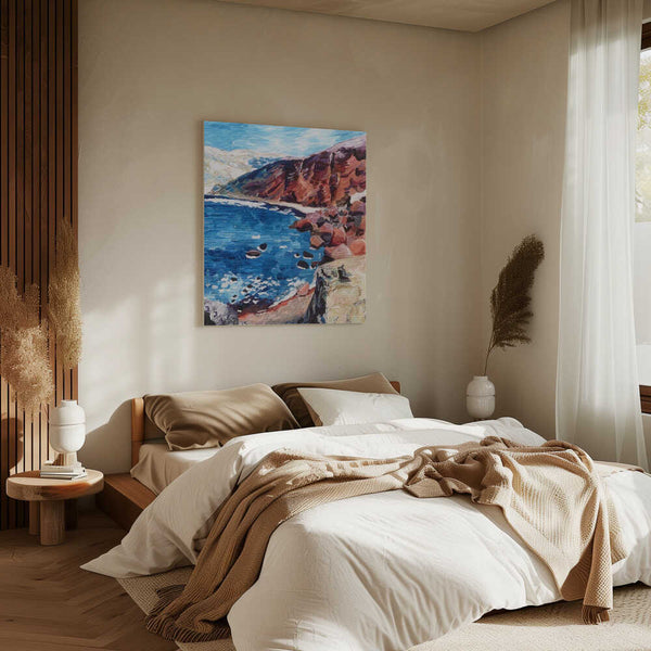 Tablou canvas „Red Sand Beach” de Pauline Wegman | Key and Sea Creative