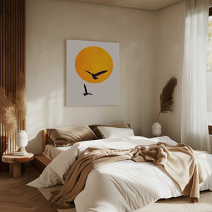 Tablou canvas „Birds In the Sky” de Kubistika