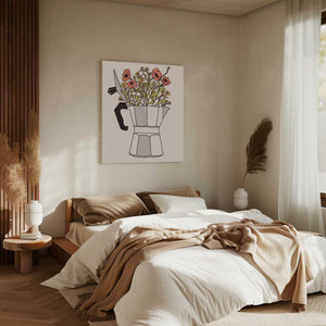 Tablou canvas „Moka Flowers” de Florent Bodart