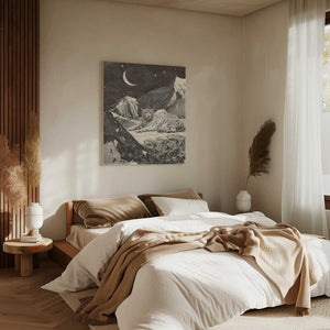 Tablou canvas „Giant White Tiger” de Florent Bodart