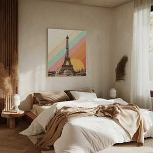 Tablou canvas „Eiffel Tower Rainbow” de Florent Bodart