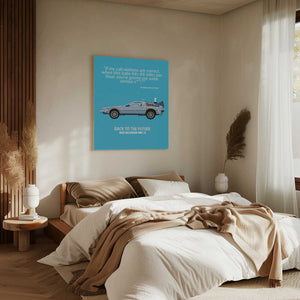 Tablou canvas „Back To the Future Standard Wall Art” de WallChart Art Studio