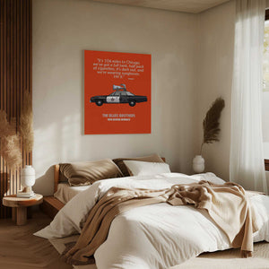 Tablou canvas „Blues Brothers Standard Wall Art” de WallChart Art Studio