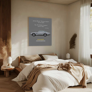 Tablou canvas „Goldfinger Standard Wall Art” de WallChart Art Studio