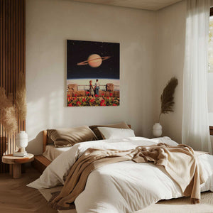 Tablou canvas „Lovers In Space” de Taudalpoi