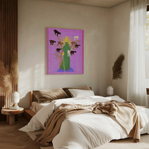 Tablou canvas „Holy Woman Herder” de Jota de jai