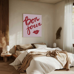 Tablou canvas „Bonjour Kiss” de Athene Fritsch
