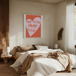 Tablou canvas „Happy Heart Message” de Athene Fritsch