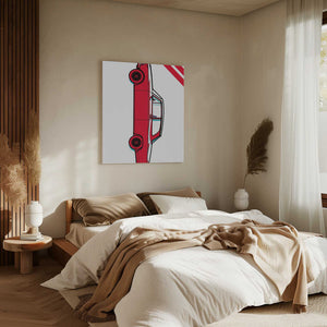 Tablou canvas „Red Car” de jay stanley