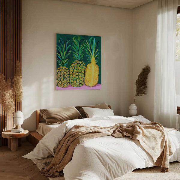Tablou canvas „Pineapples” de Alice Straker
