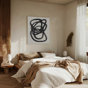 Tablou canvas „Ink Spiral Rings” de Ejaaz Haniff