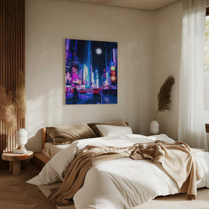 Tablou canvas „Moon City” de Ritvik takkar