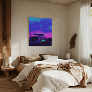 Tablou canvas „Neon Night” de Ritvik takkar