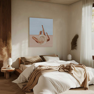 Tablou canvas „Poolside Girl” de Ivy Green Illustrations