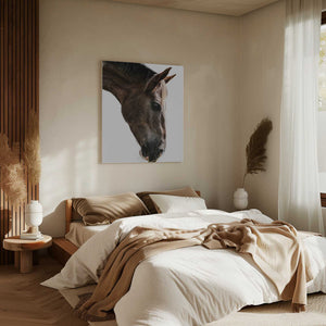 Tablou canvas „Majestic Equine Gaze” de Shot by Clint