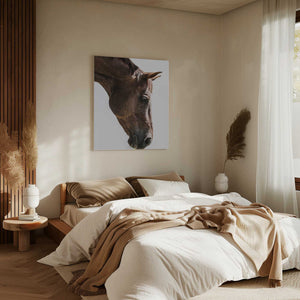 Tablou canvas „Portrait of a Horse Head” de Shot by Clint