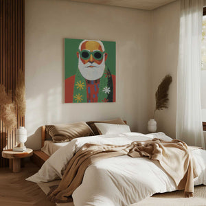 Tablou canvas „Sunny Santa Style” de Treechild