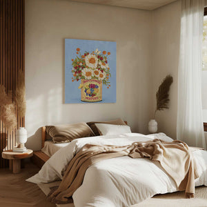 Tablou canvas „Flowers In a Vintage Tea Can” de Raissa Oltmanns