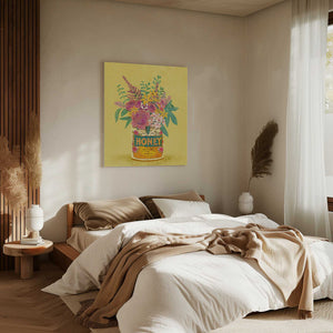 Tablou canvas „Flowers In a vintage Honey Can” de Raissa Oltmanns