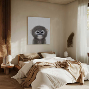 Tablou canvas „Peekaboo Baby Monkey” de Lola Peacock