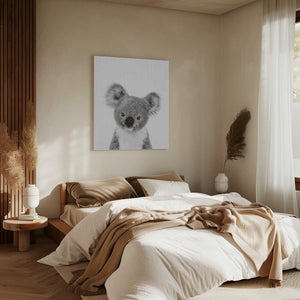 Tablou canvas „Peekaboo Baby Koala” de Lola Peacock