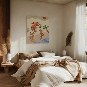 Tablou canvas „Dancing Tiger” de Arty Guava