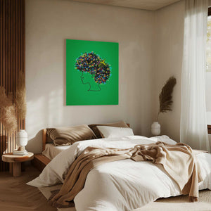 Tablou canvas „Afro Lights” de Artem Pozdniakov