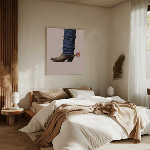 Tablou canvas „Not Serious Cowboy” de Artem Pozdniakov