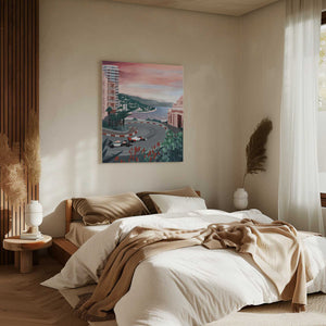 Tablou canvas „Monaco Circuit” de Goed Blauw