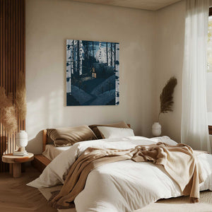 Tablou canvas „Christmas Cabin” de Goed Blauw