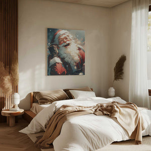 Tablou canvas „Jolly Santa's Call” de Treechild