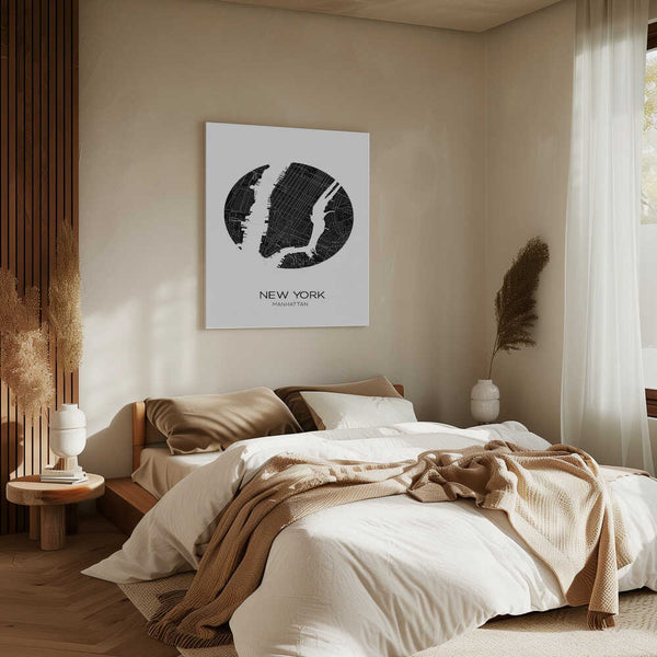 Tablou canvas „Circular Cityscape” de THE MIUUS STUDIO