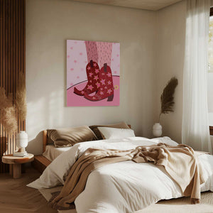Tablou canvas „Starlit Boots” de Athene Fritsch