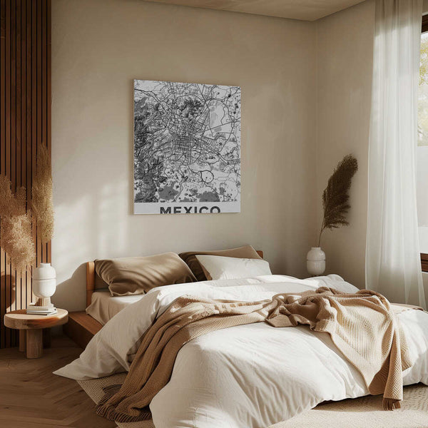 Tablou canvas „Mexico City White” de StudioSix