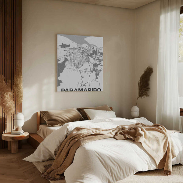 Tablou canvas „Paramaribo White” de StudioSix