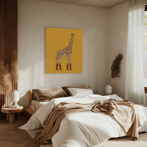 Tablou canvas „Jolene the Cowgirl Giraffe” de Anyone Can Yeehaw