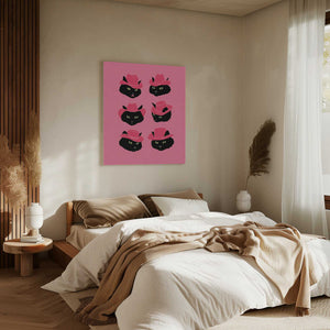 Tablou canvas „Marcy the Cowgirl Cat” de Anyone Can Yeehaw