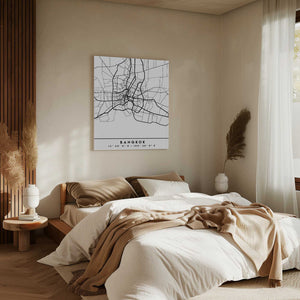 Tablou canvas „Black Maps 08” de Emiliano Deificus