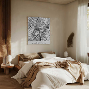 Tablou canvas „Black Maps 05” de Emiliano Deificus