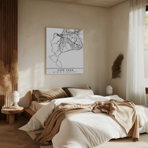 Tablou canvas „Black Maps 18” de Emiliano Deificus
