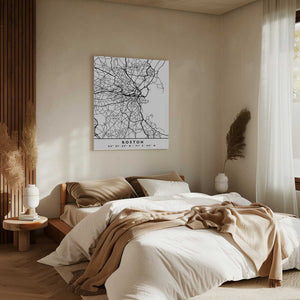 Tablou canvas „Black Maps 16” de Emiliano Deificus