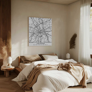 Tablou canvas „Black Maps 22” de Emiliano Deificus