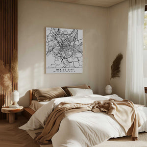 Tablou canvas „Black Maps 52” de Emiliano Deificus