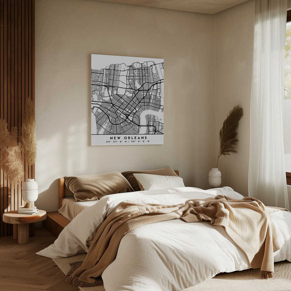 Tablou canvas „Black Maps 60” de Emiliano Deificus