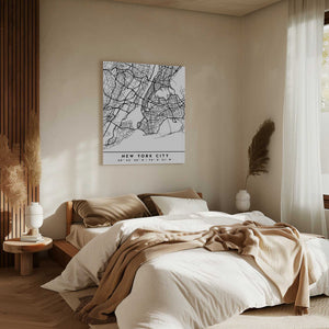 Tablou canvas „Black Maps 61” de Emiliano Deificus