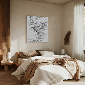 Tablou canvas „Black Maps 74” de Emiliano Deificus