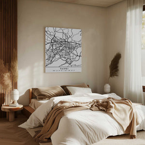 Tablou canvas „Black Maps 85” de Emiliano Deificus