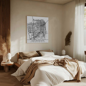 Tablou canvas „Black Maps 75” de Emiliano Deificus