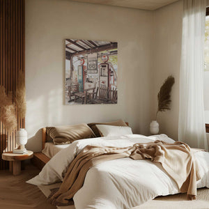 Tablou canvas „Route 66 Gas Station” de Henrike Schenk